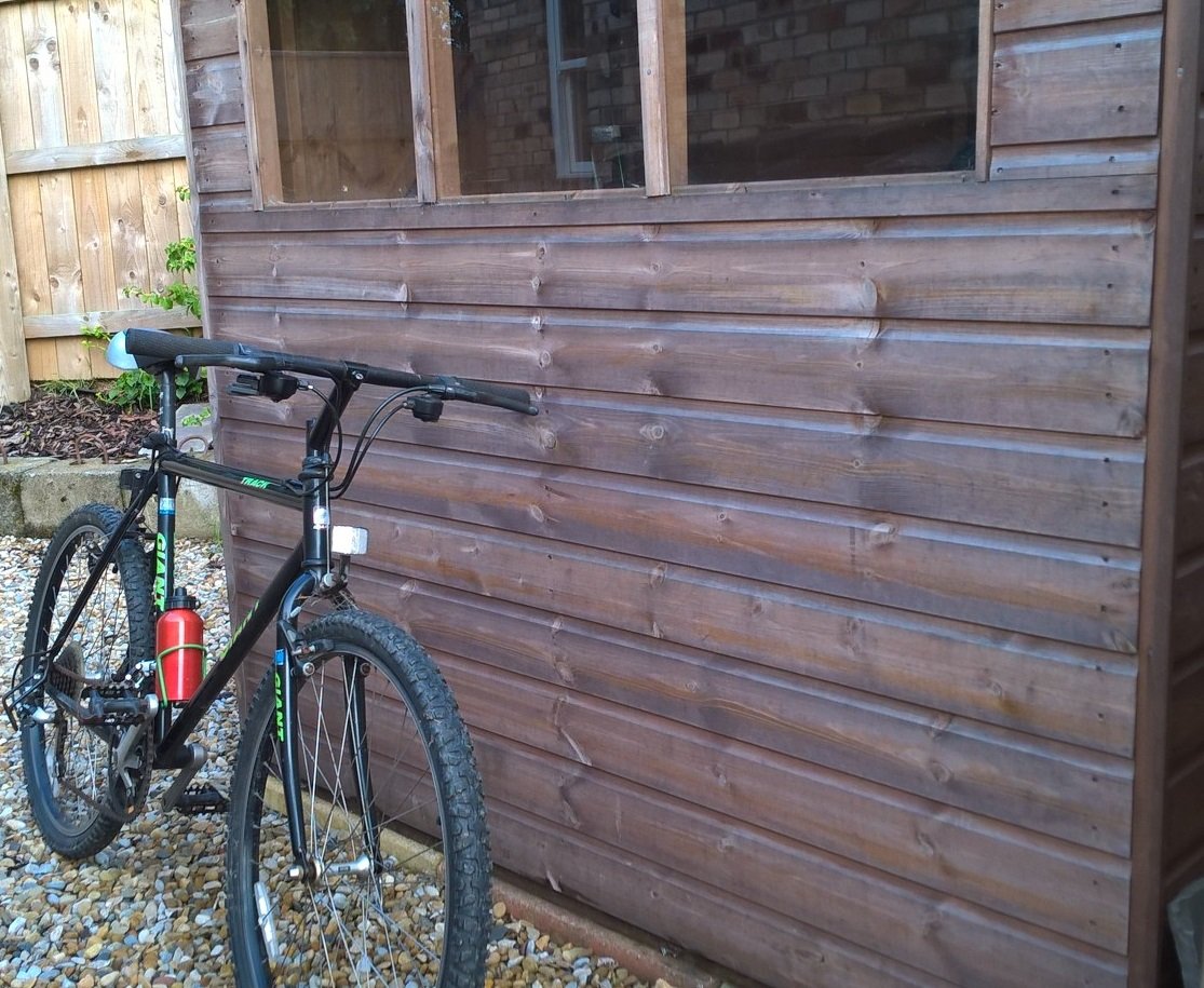 Secure shed for storage and bikes